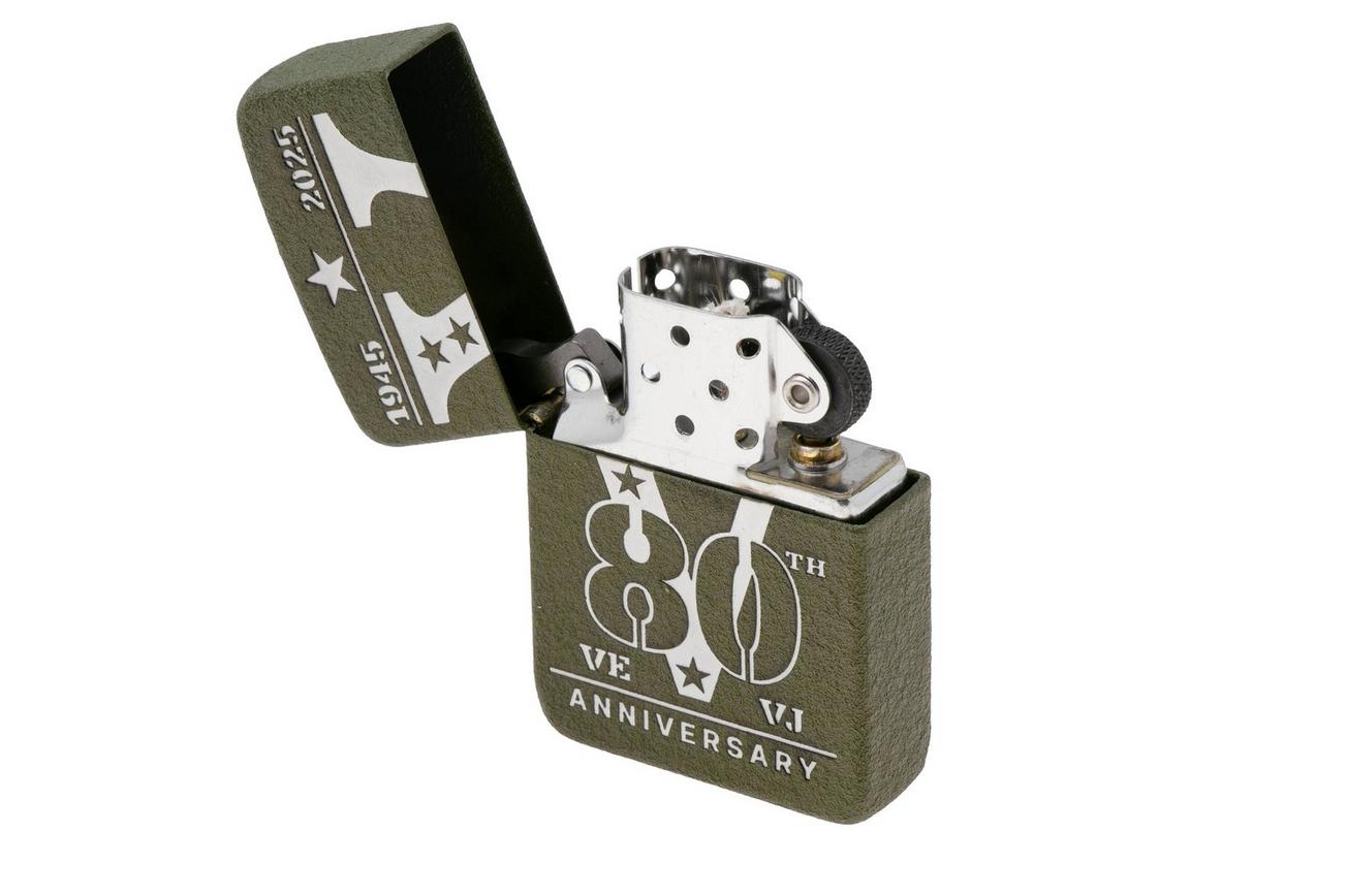 Zippo Victory 80th Anniversary 46949 Green Crackle, Limited Edition, aansteker