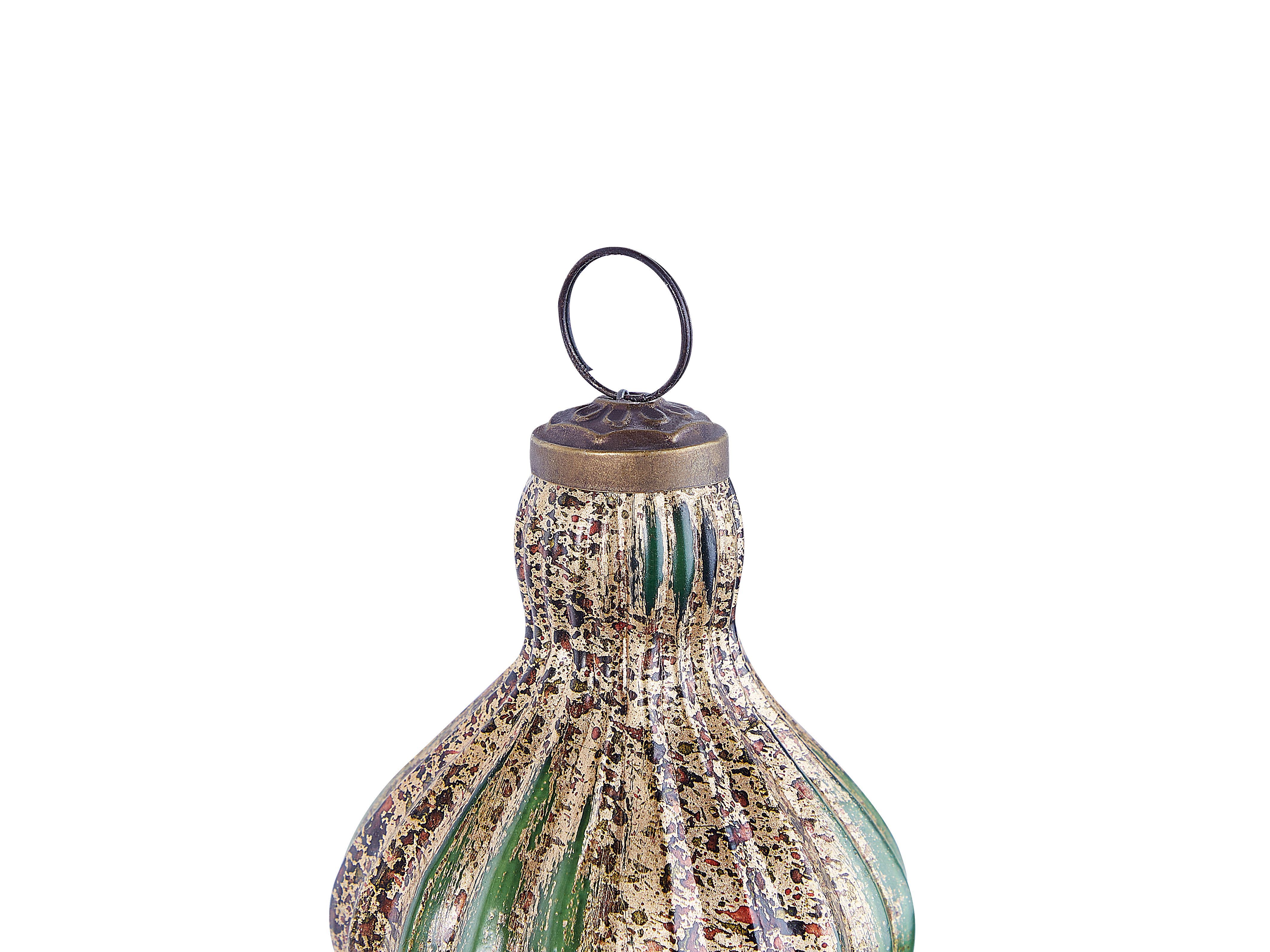 Set van 8 kerstballen BRILLANT Glas Groen
