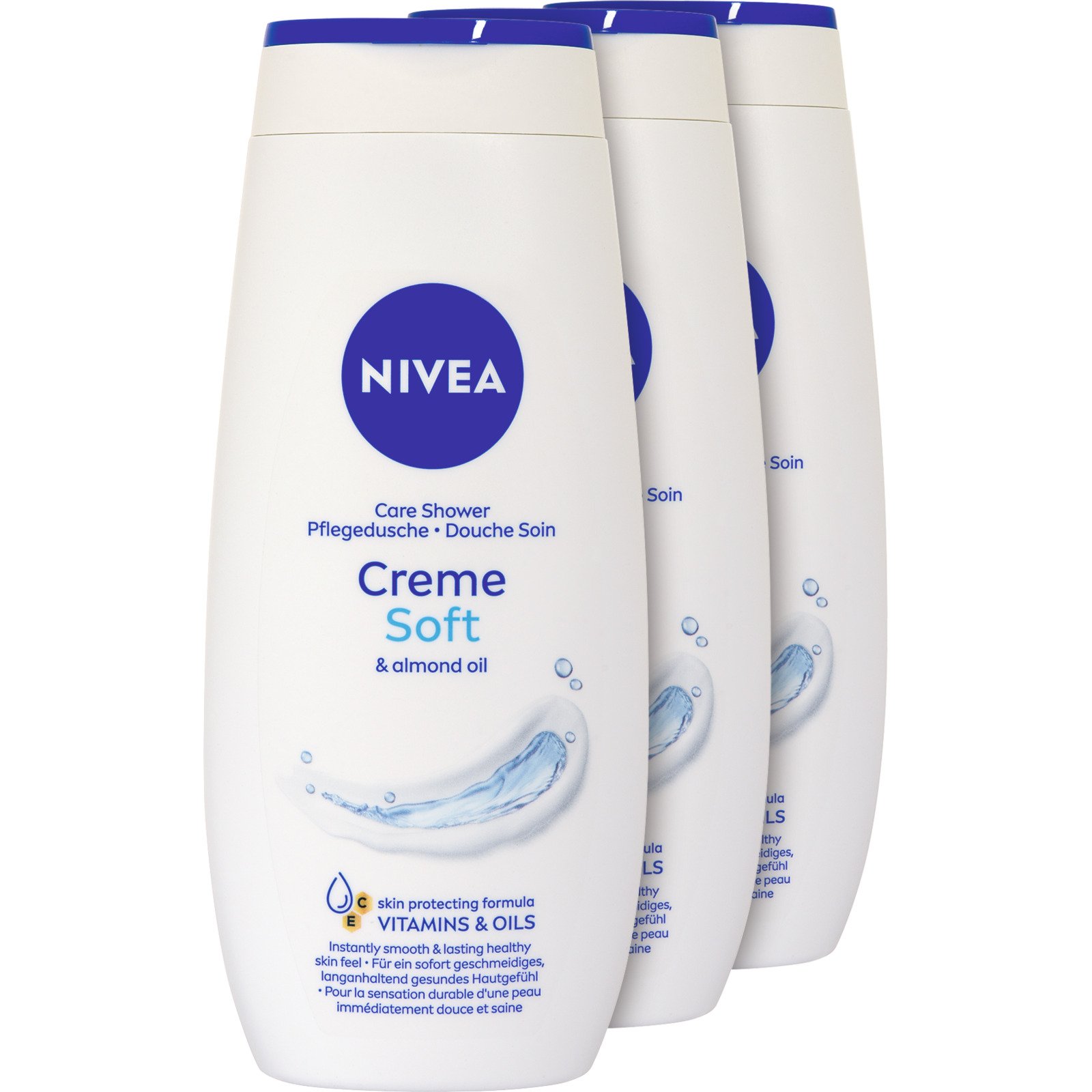 Nivea Pflegedusche Creme Soft 3 x 250 ml