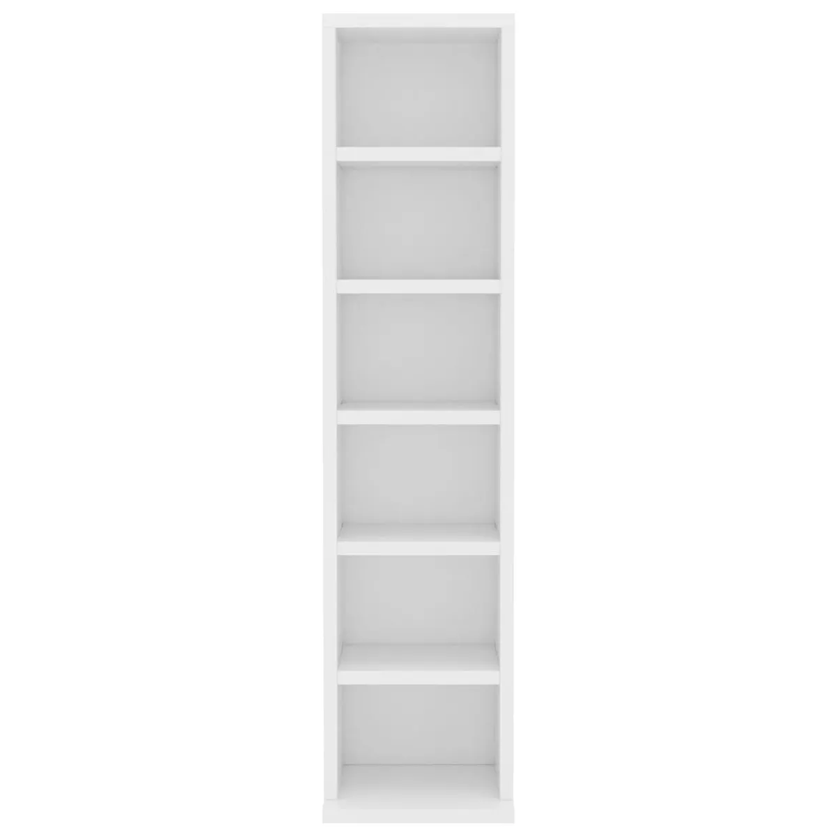 vidaXL Armoire à CD - Blanc