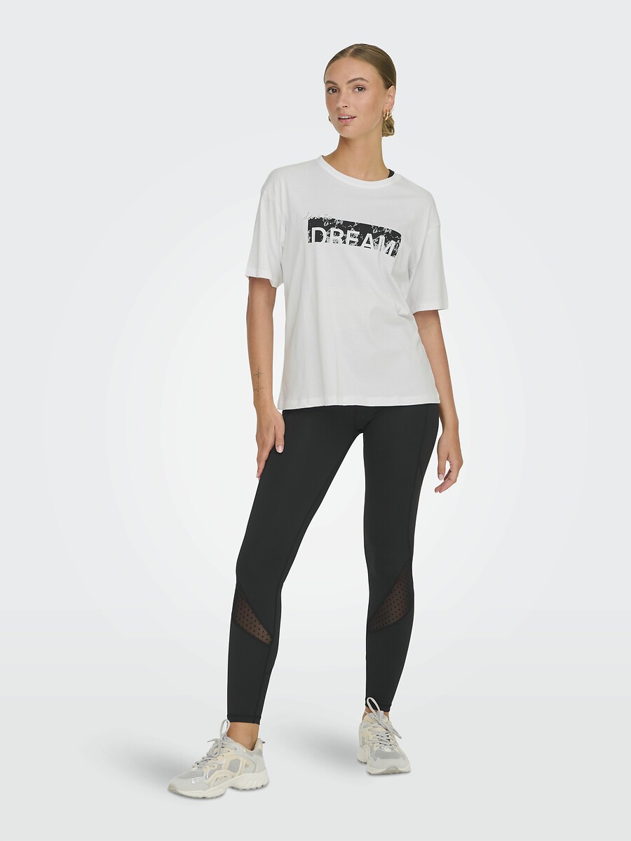ONLY PLAY<br>Camiseta Space Life, modelagem solta e gola redonda