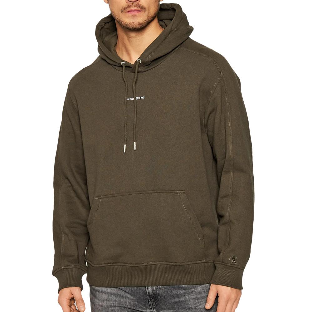 Calvin Klein Jeans Sweat à capuche Marron Homme Calvin Klein Micro