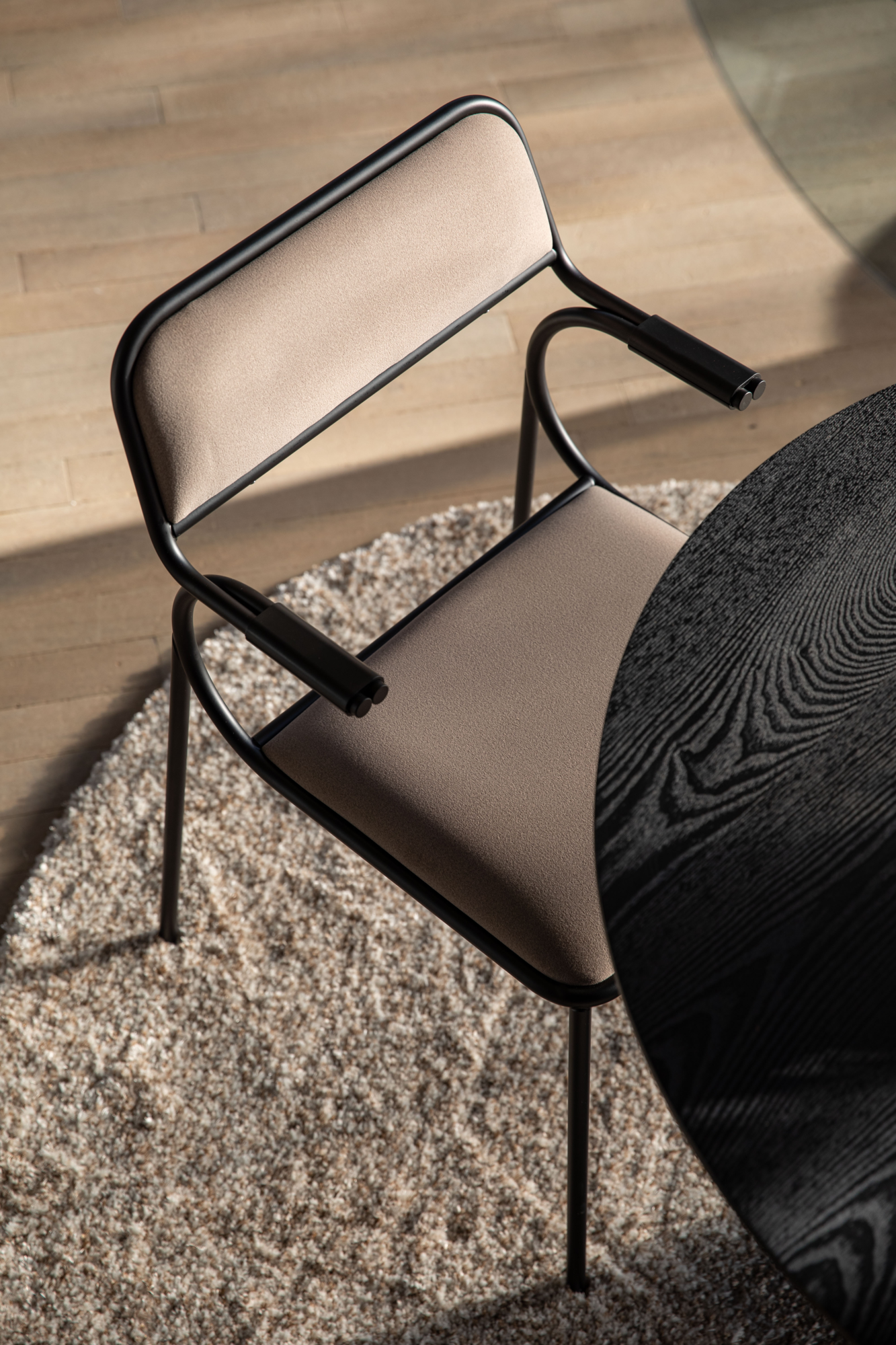 CHAIR ALBA BLACK / BLACK