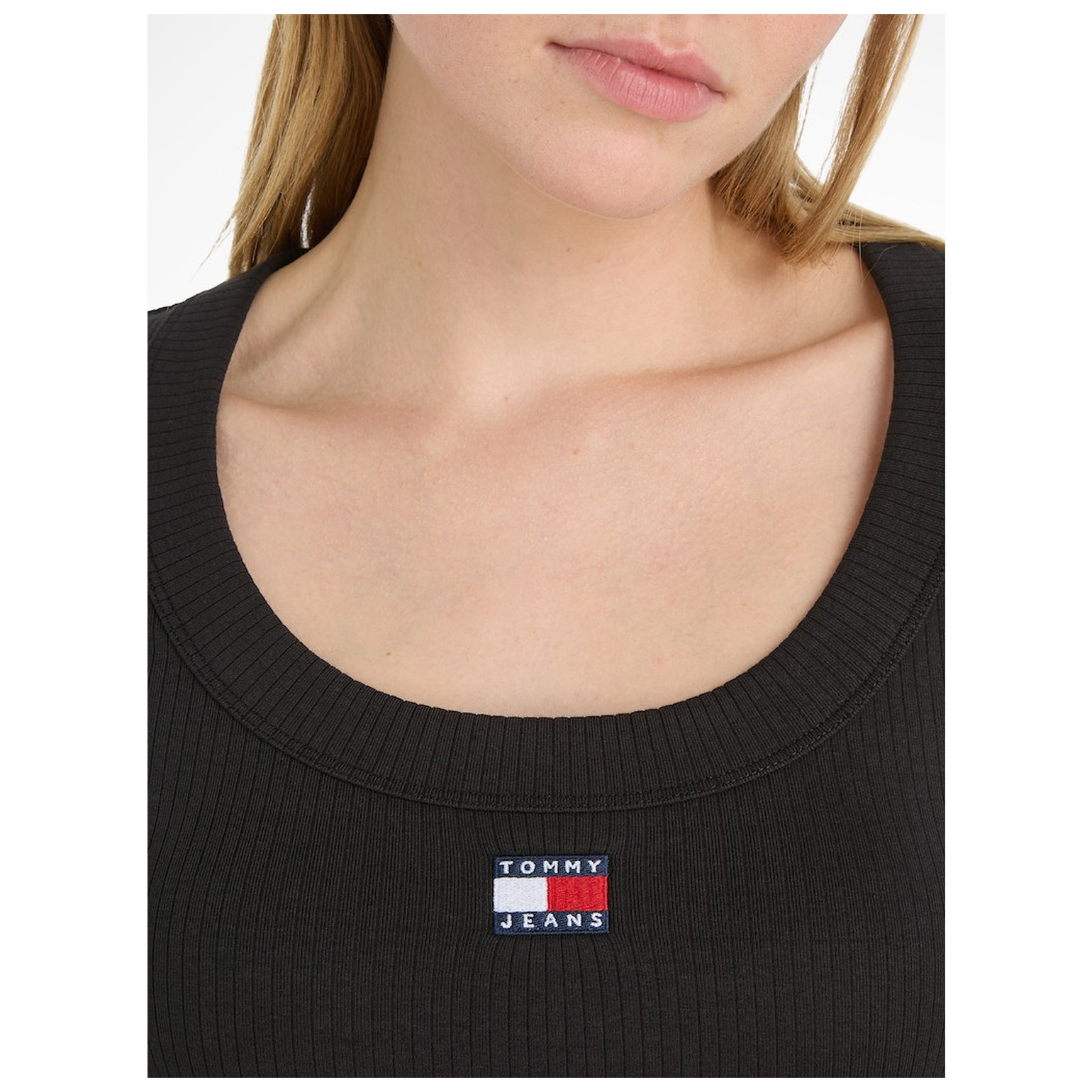 Tommy Jeans TJW BADGE RIB BODYCON LS