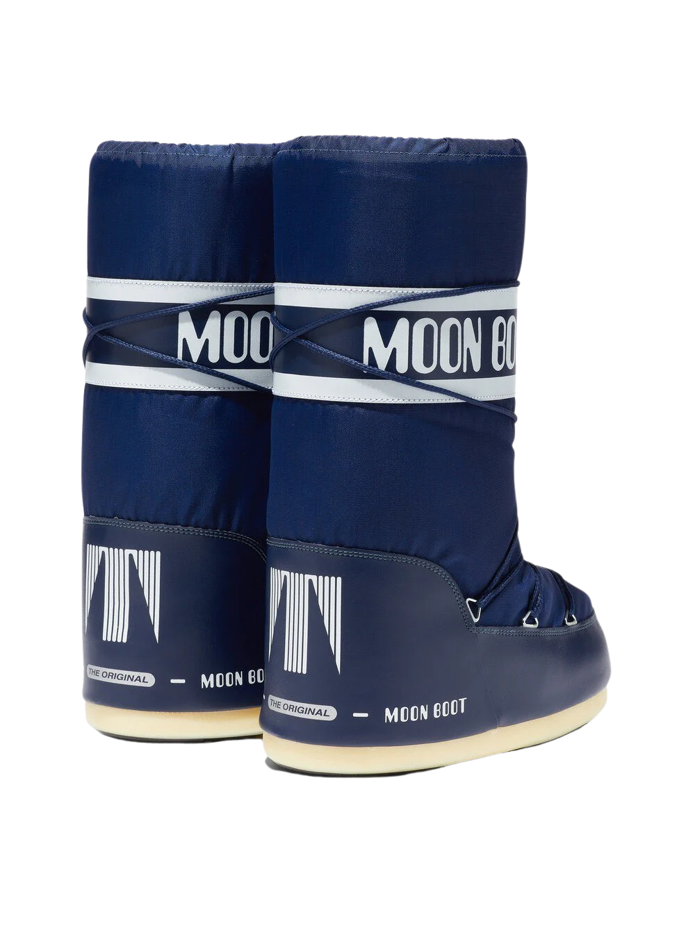 MOON BOOT  Icon High Nylon børnestøvle, blå - str. 23/26