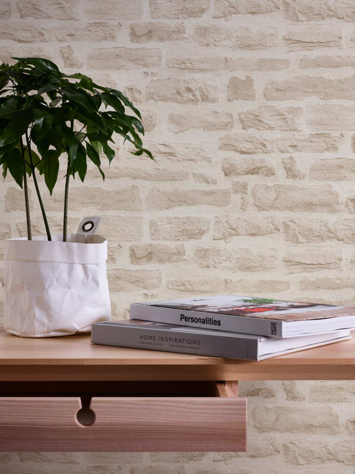 Vliestapete BEST OF WOOD´N STONE 2ND EDITION - beige - 10 Meter