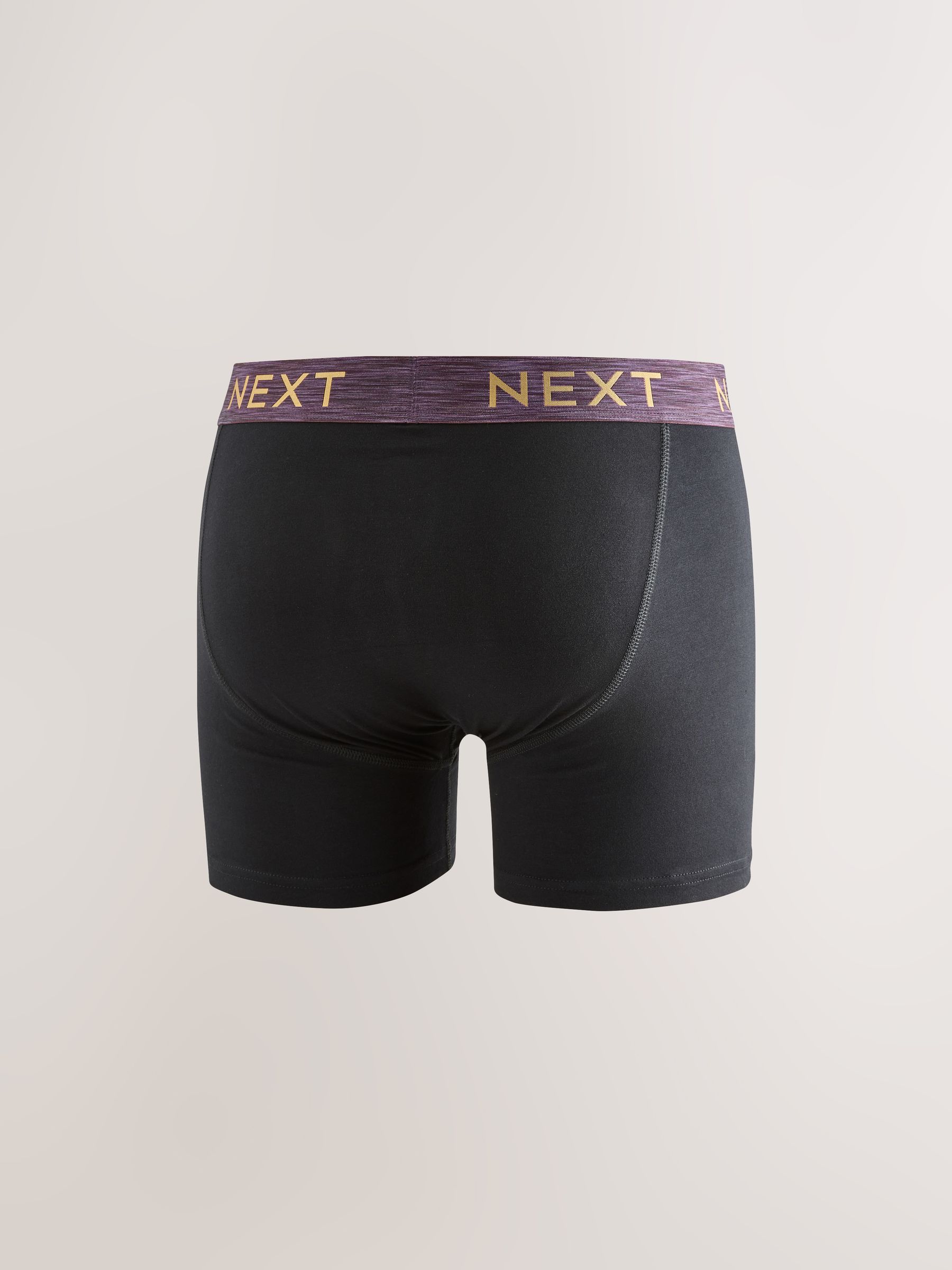 Zwart felrood/oranje/groen gemêleerd tailleband - Boxershorts van katoenrijk materiaal met A-voorkant