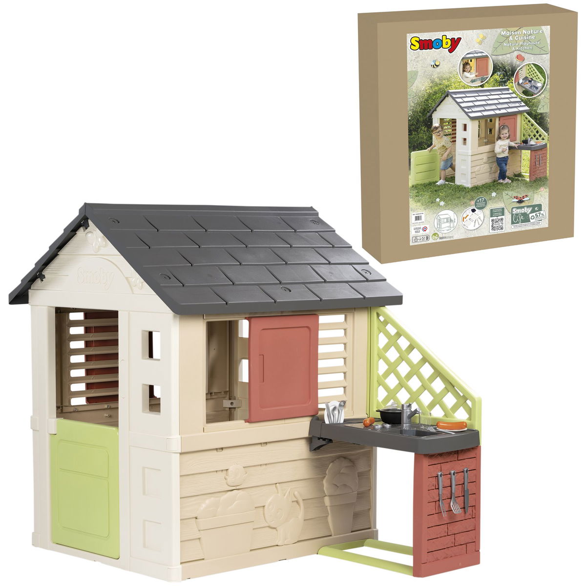 SmobySmoby   Life Natur Spielhaus mit Küche