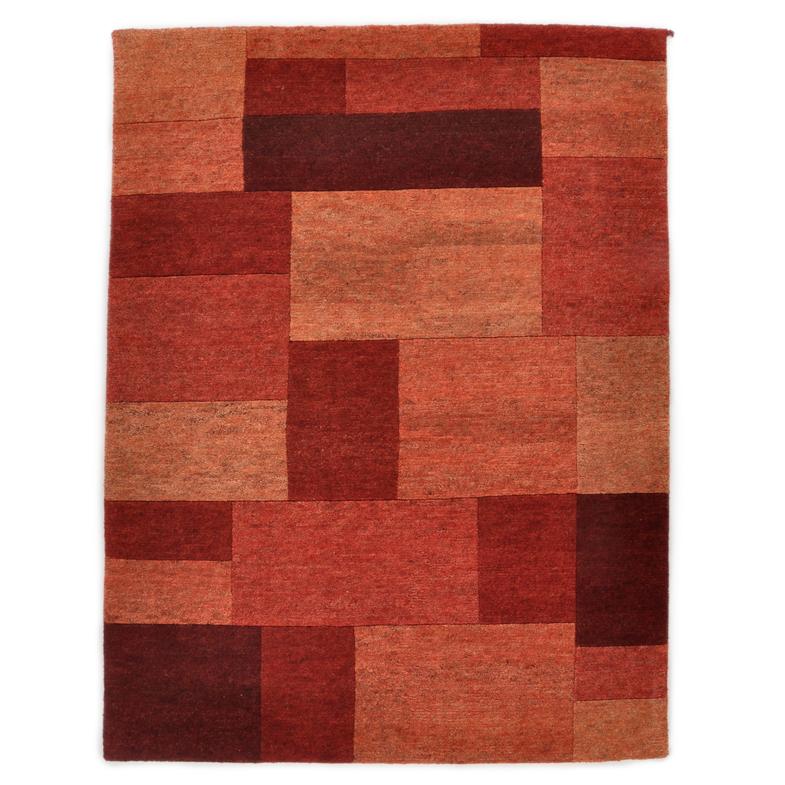 Teppich DALAS - rot - handgeknüpft - 60x90 cm