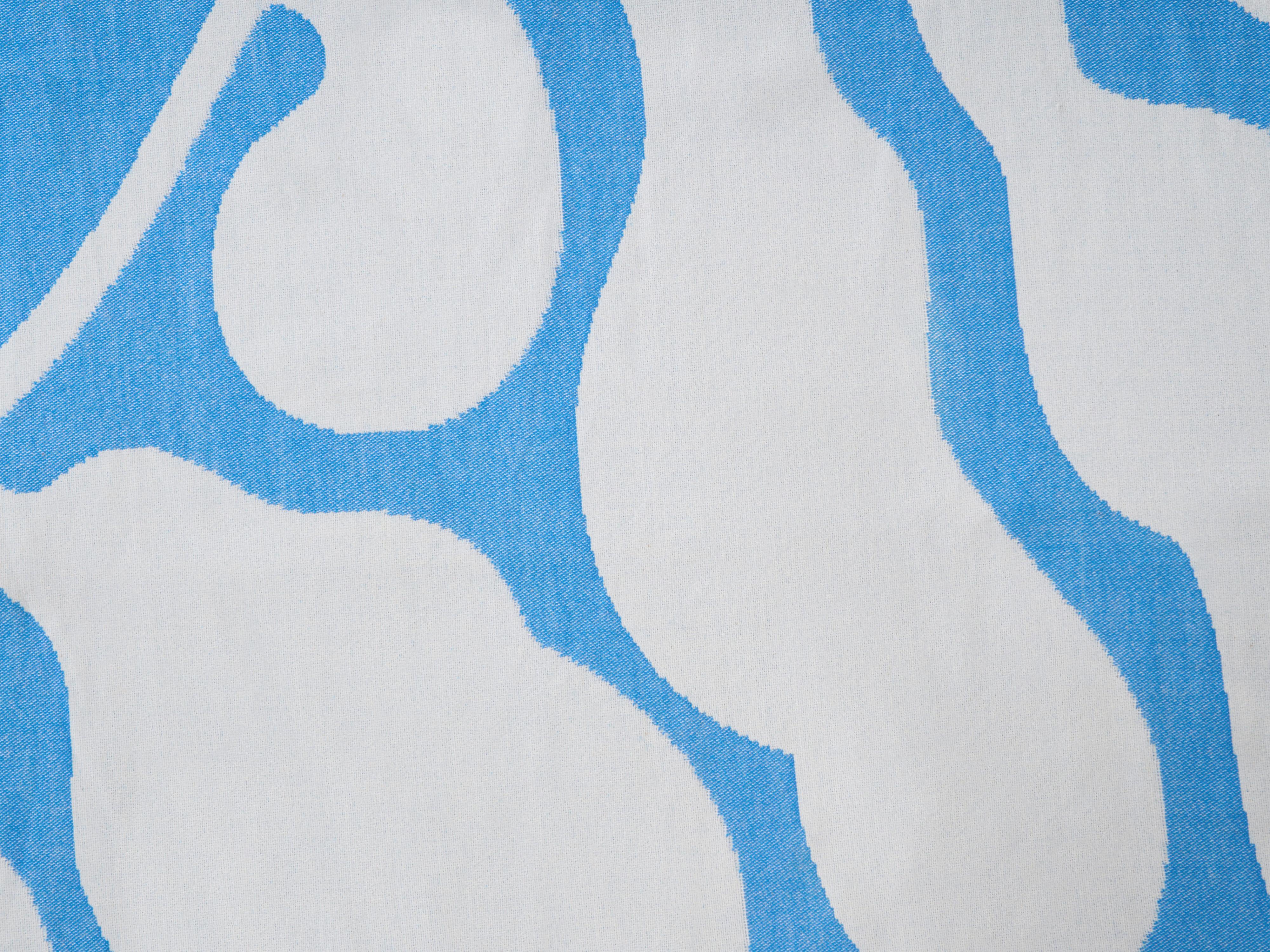 Plaid KIHUN Stof 130 x 170 cm Blauw