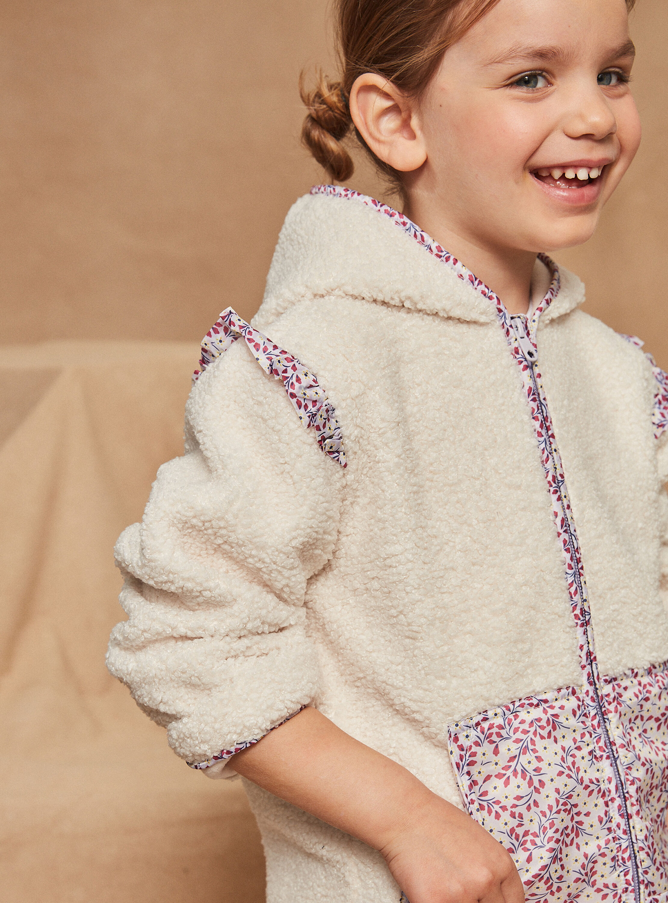 Cardigan Polaire Vanille