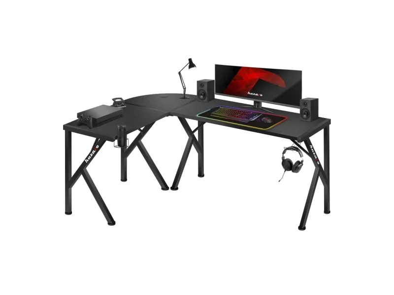 Huzaro Hero 6.3 Gaming Desk, sort  DOVANA Huzaro-sæt (slagtøj og tilbehør)