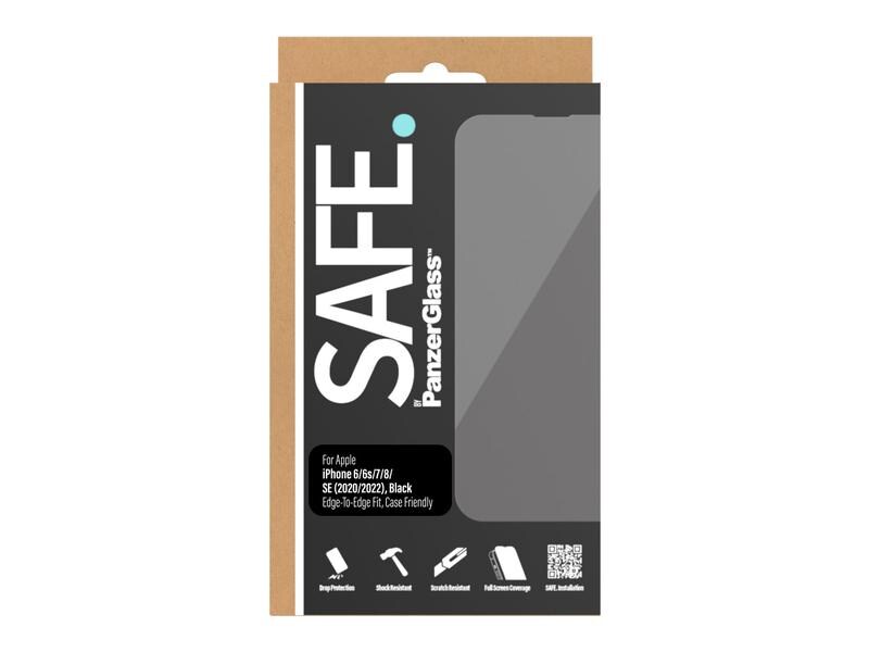 SAFE. Displayschutz Case Friendly iPhone 6/6s/7/8/SE (2020/ Display-Schutzfolie für das Apple iPhone 6/iPhone 6s/iPhone 7/iPhone 8/iPhone SE (2. Gen. / 2020)/iPhone SE (3. Gen. / 2022)