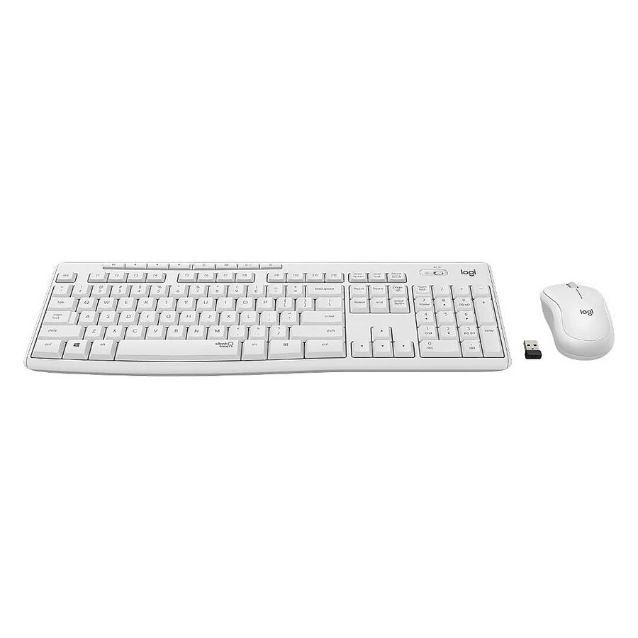 Logitech MK295 Silent - Blanc