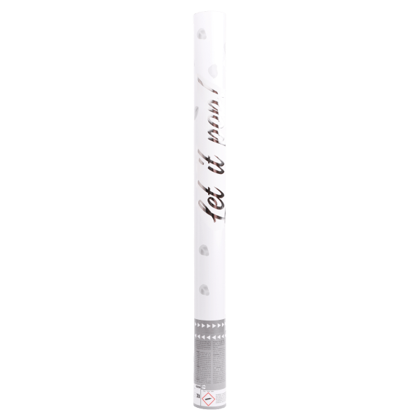 Witte Confetti Kanon 60cm