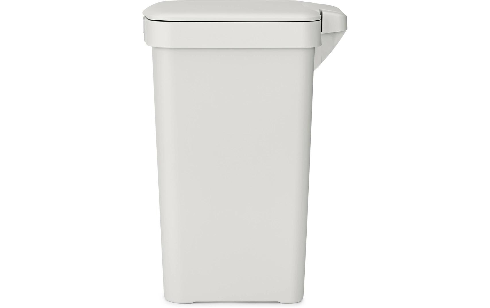 Recyclingbehälter StepUp 10 l, HellgrauTreteimer für Recyclingmaterialien