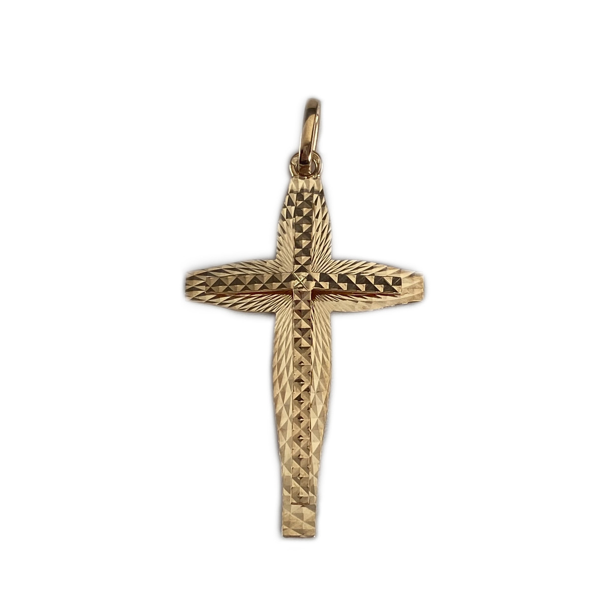 Croix d'occasion or 750 jaune