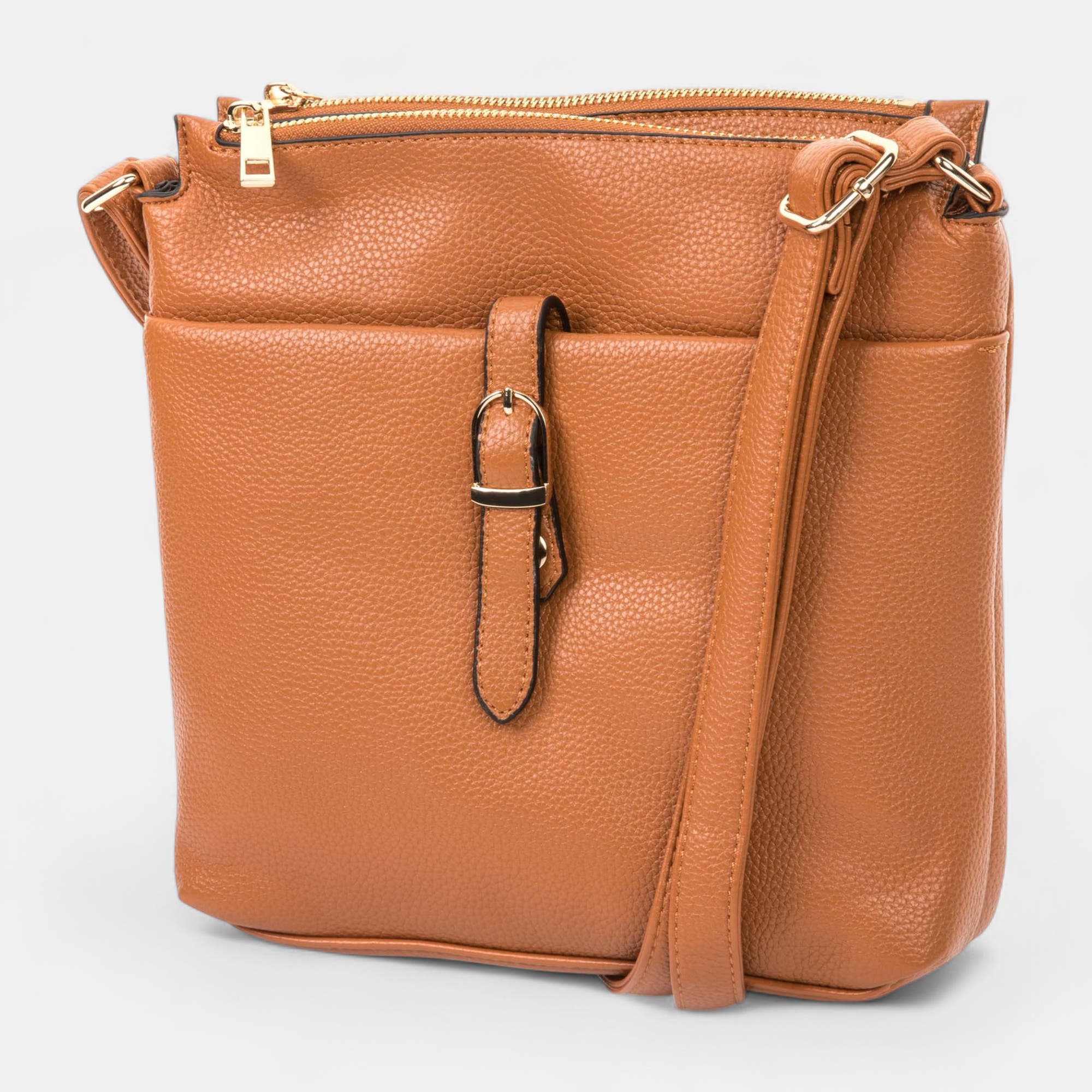 Sac bandoulière cognac