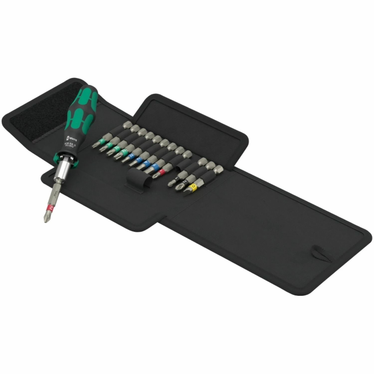 Wera 05051060001 14-delig Kraftform Kompakt 838 RA S Set 1 Schroevendraaierset