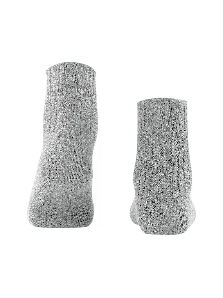 FALKE Socken BEDSOCK RIB  silber