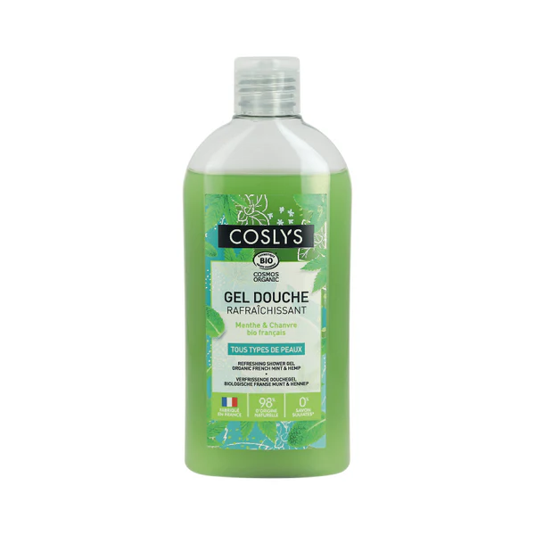 Coslys Gel Douche Rafraîchissant Menthe-Chanvre 250 ML