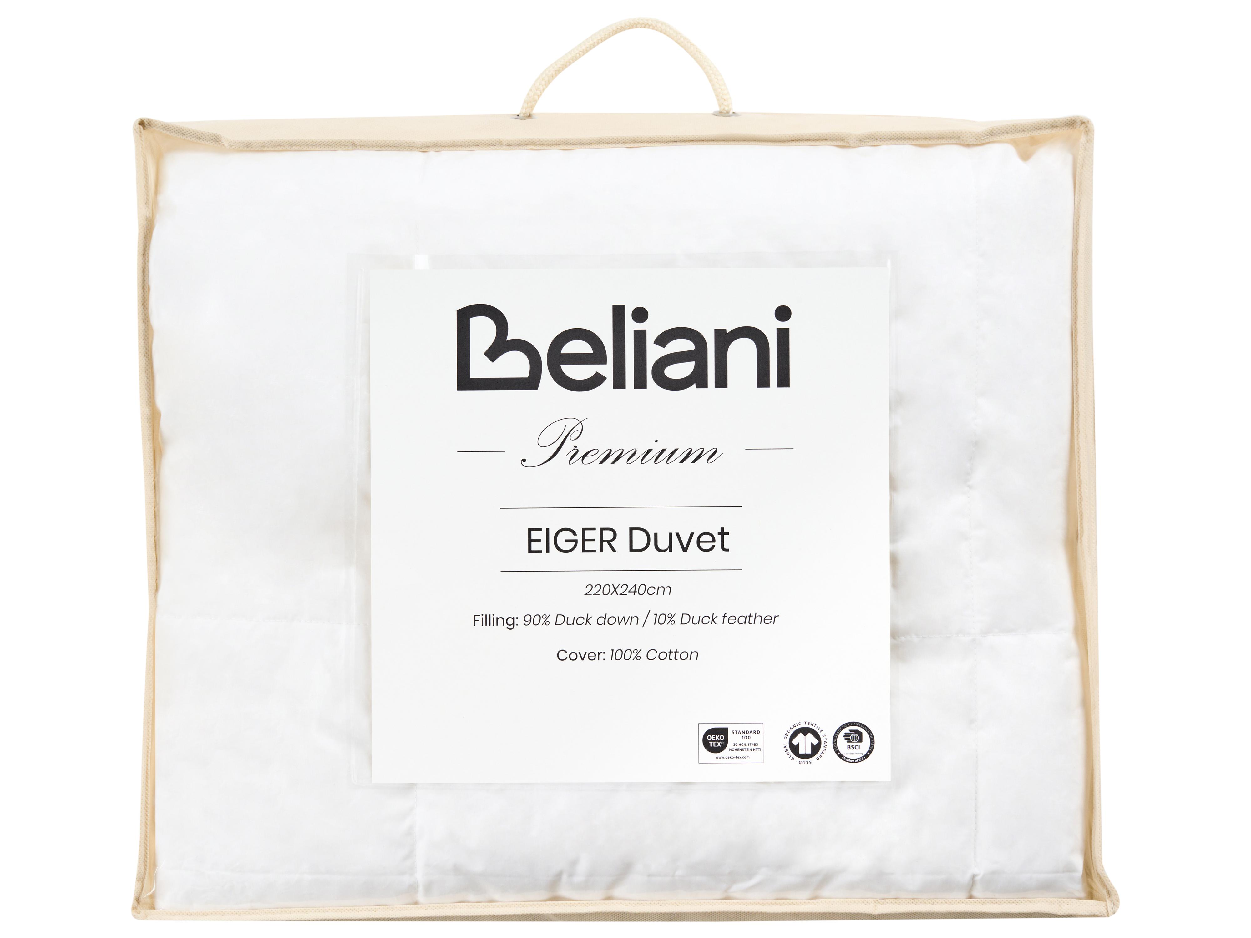 Dekbed medium warm Eendendons EIGER 220 x 240 cm