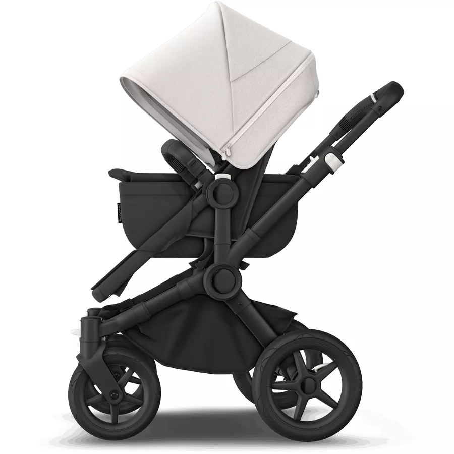 bugaboo Geschwisterwagen Donkey 5 Duo Complete BlackMisty White