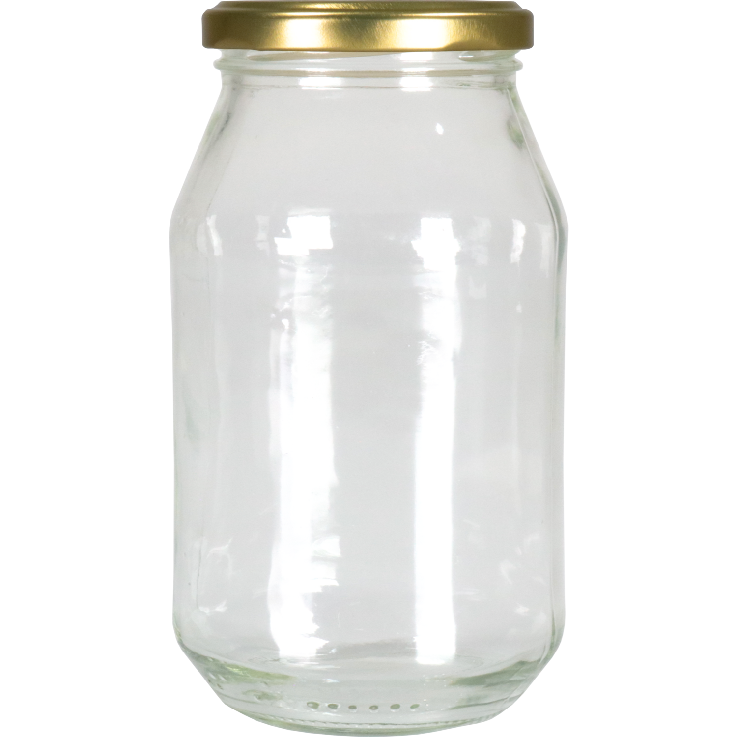 Pot, glas, 500ml, met deksel, transparant