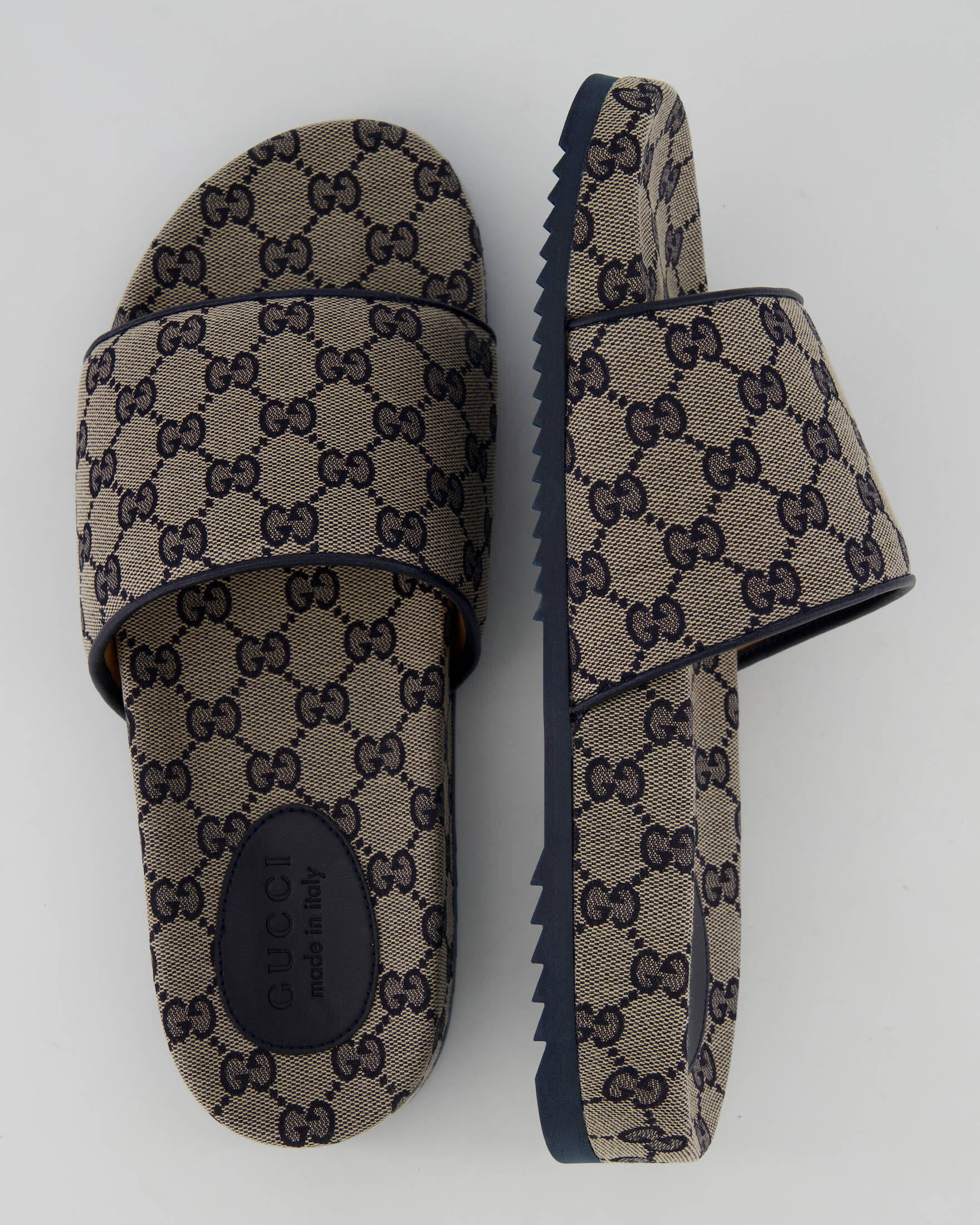 Gucci| Herren Pantoletten SIDELINE SLIDE GG