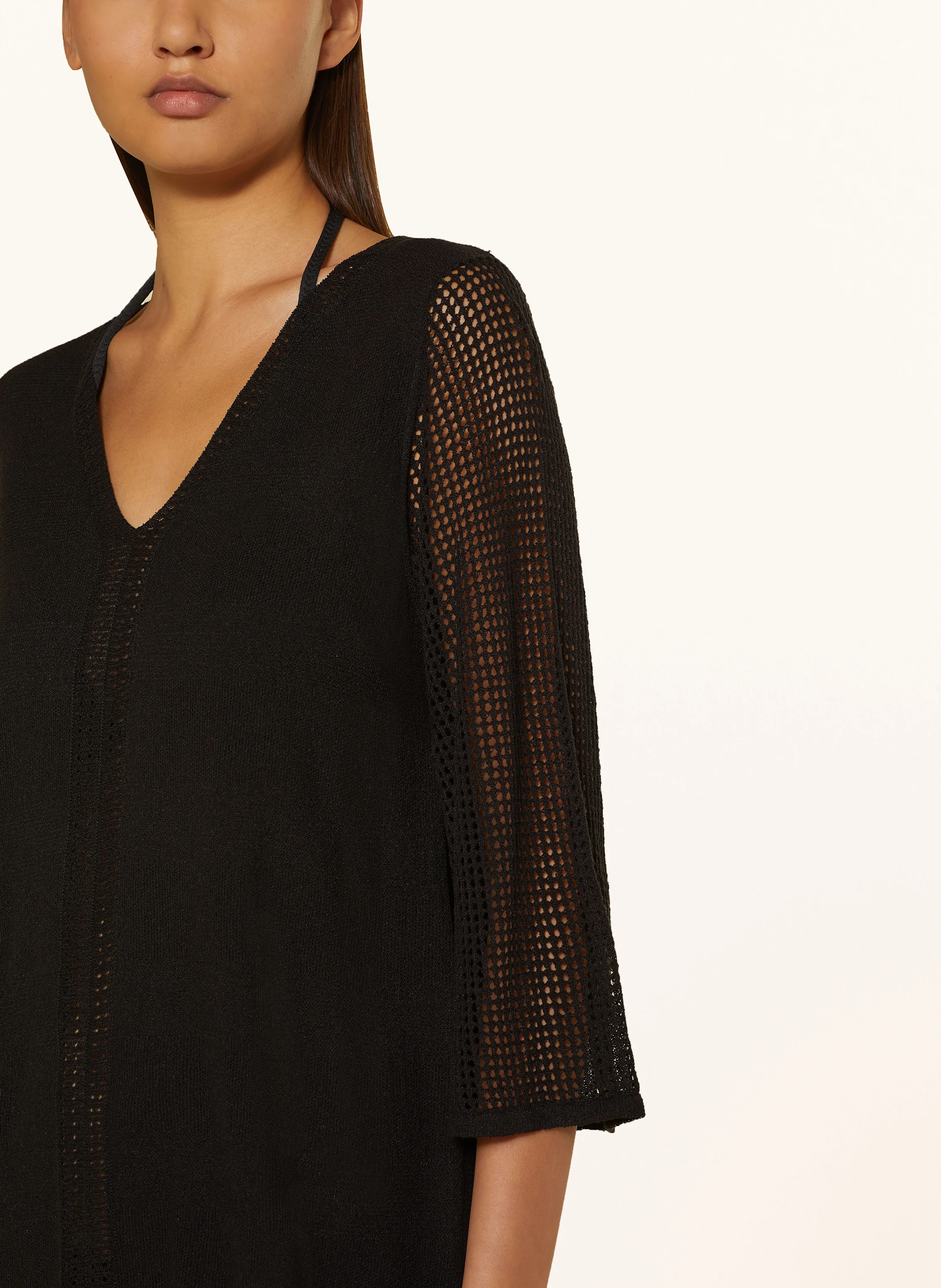 MARYAN MEHLHORN Strandkleid ORNATION mit 3/4-Arm und Glitzergarn
