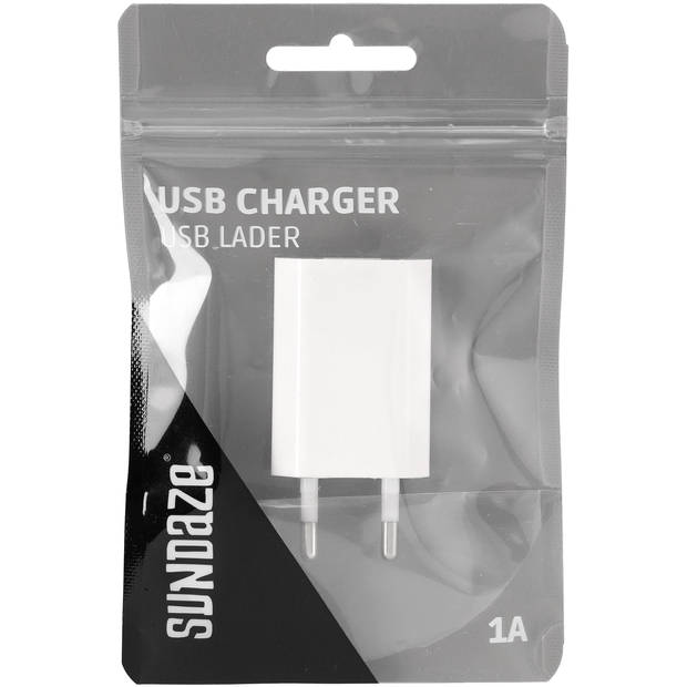 USB wall charger - Wit - 1A