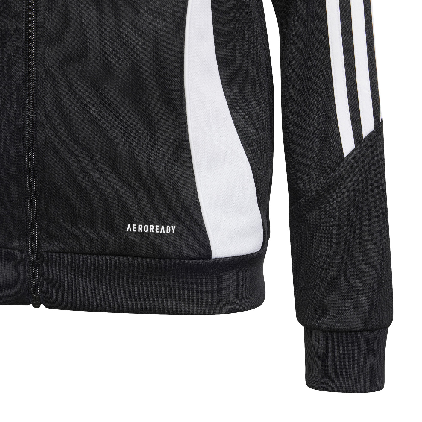 Adidas Tiro 24 Trainingsjack Kids Zwart Wit