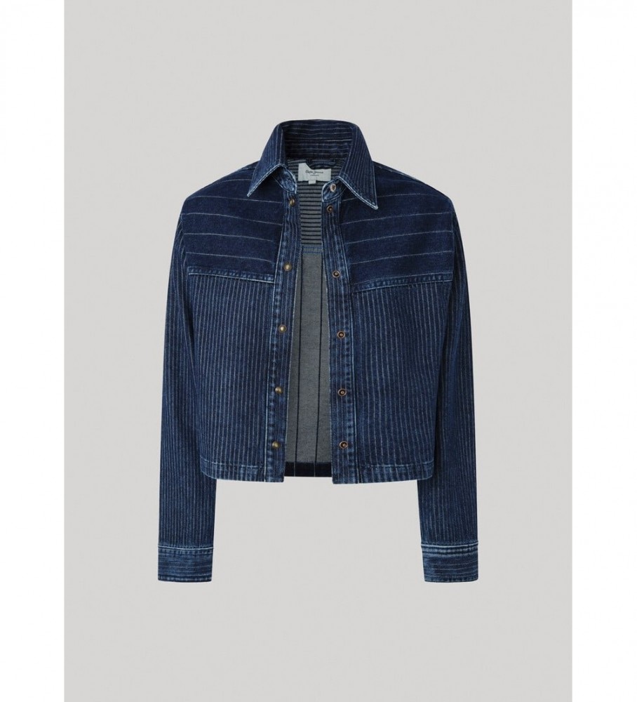 Sobretudo Mika Azul da Pepe Jeans