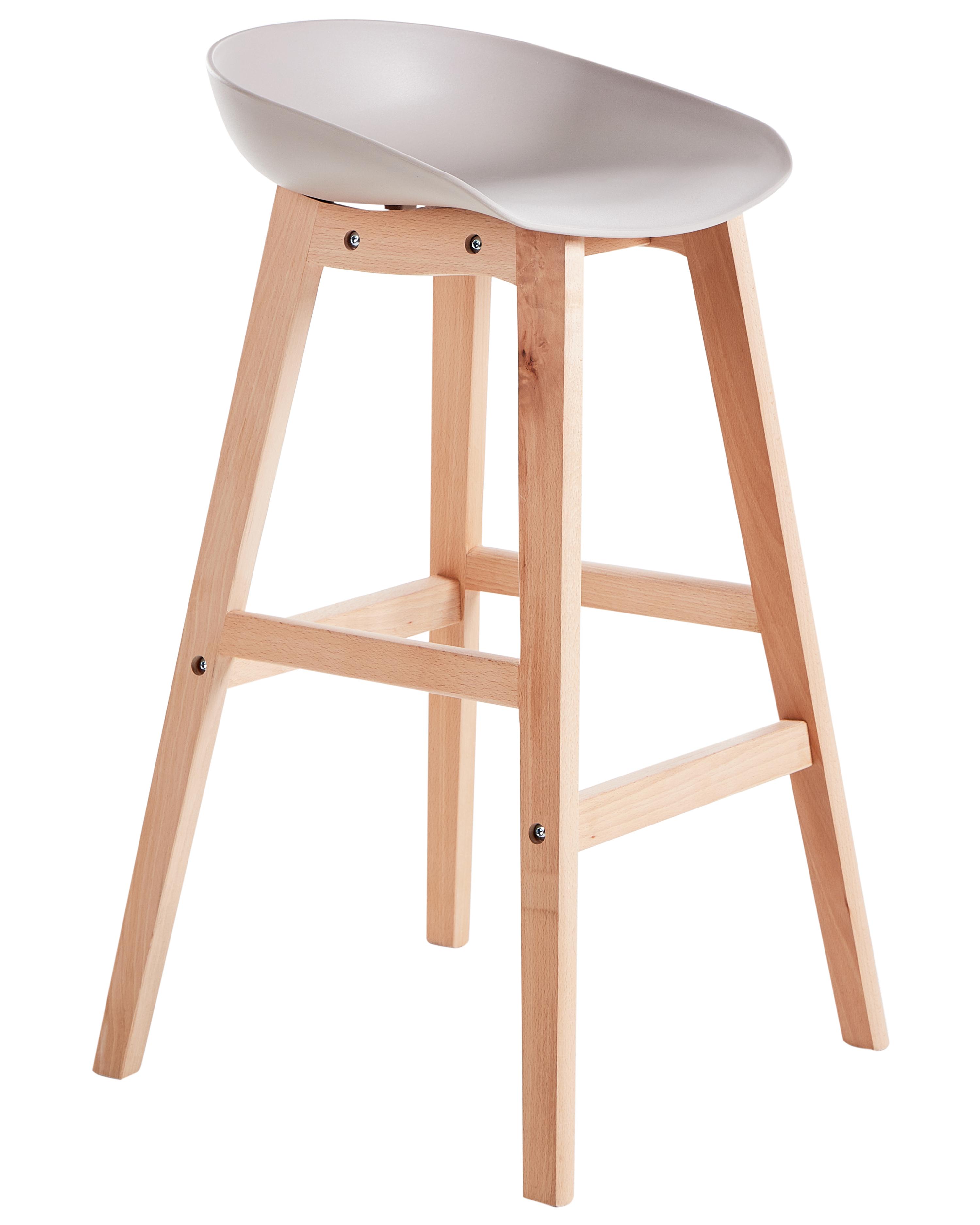 Set van 2 barstoelen MICCO Taupe