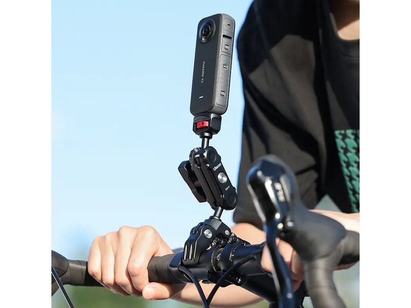 Ulanzi Super-Klemme mit Dual Ballhead Magic Arm Universal Doppelklammer