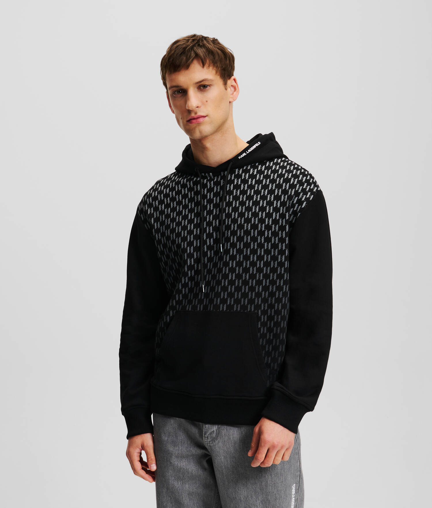 SWEAT À CAPUCHE EFFET DÉGRADÉ KL MONOGRAM