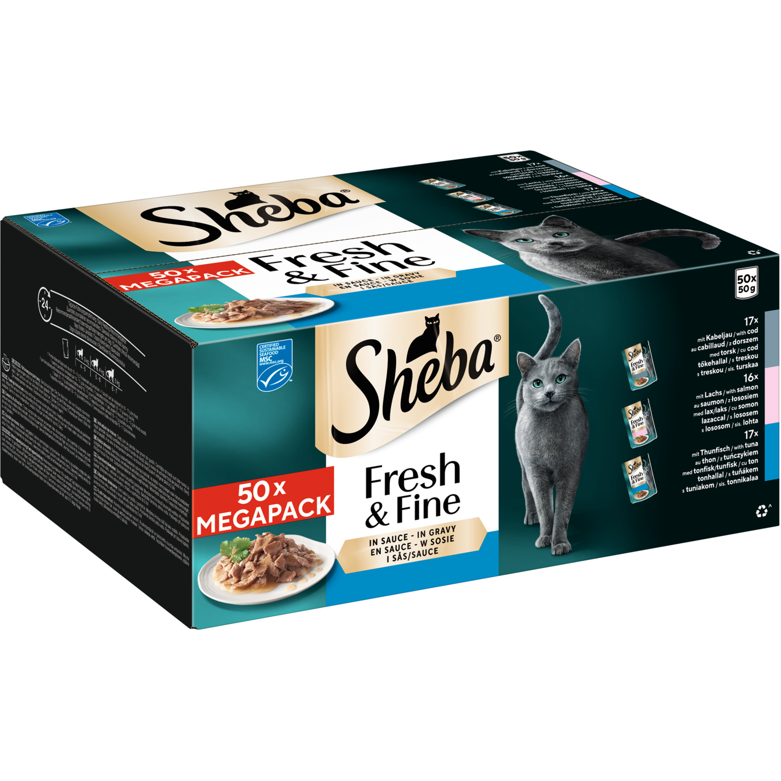 Sheba Fresh & Fine Fisch 50 x 50 g