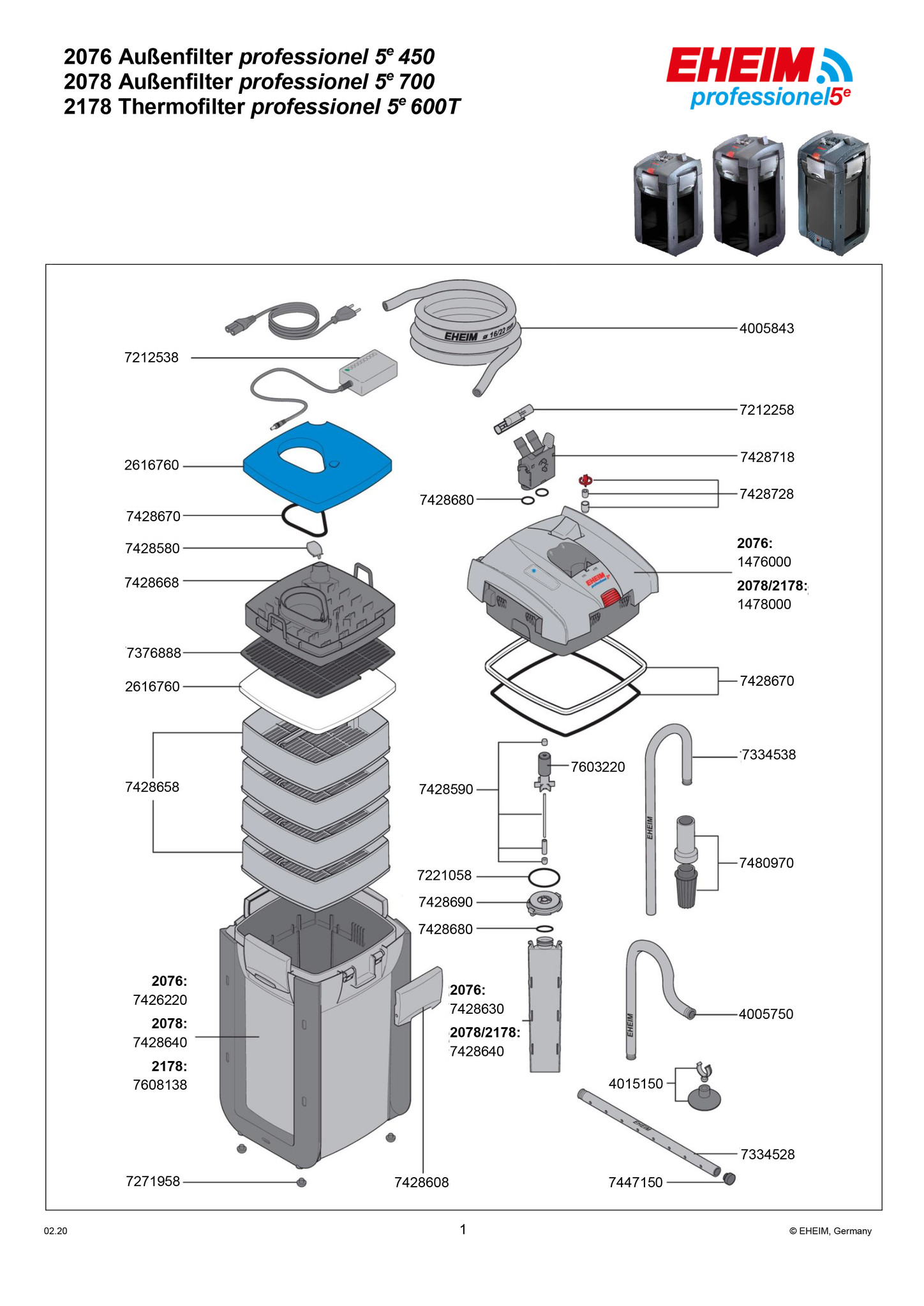 Eheim Rotor voor Professionel 3e/5e
