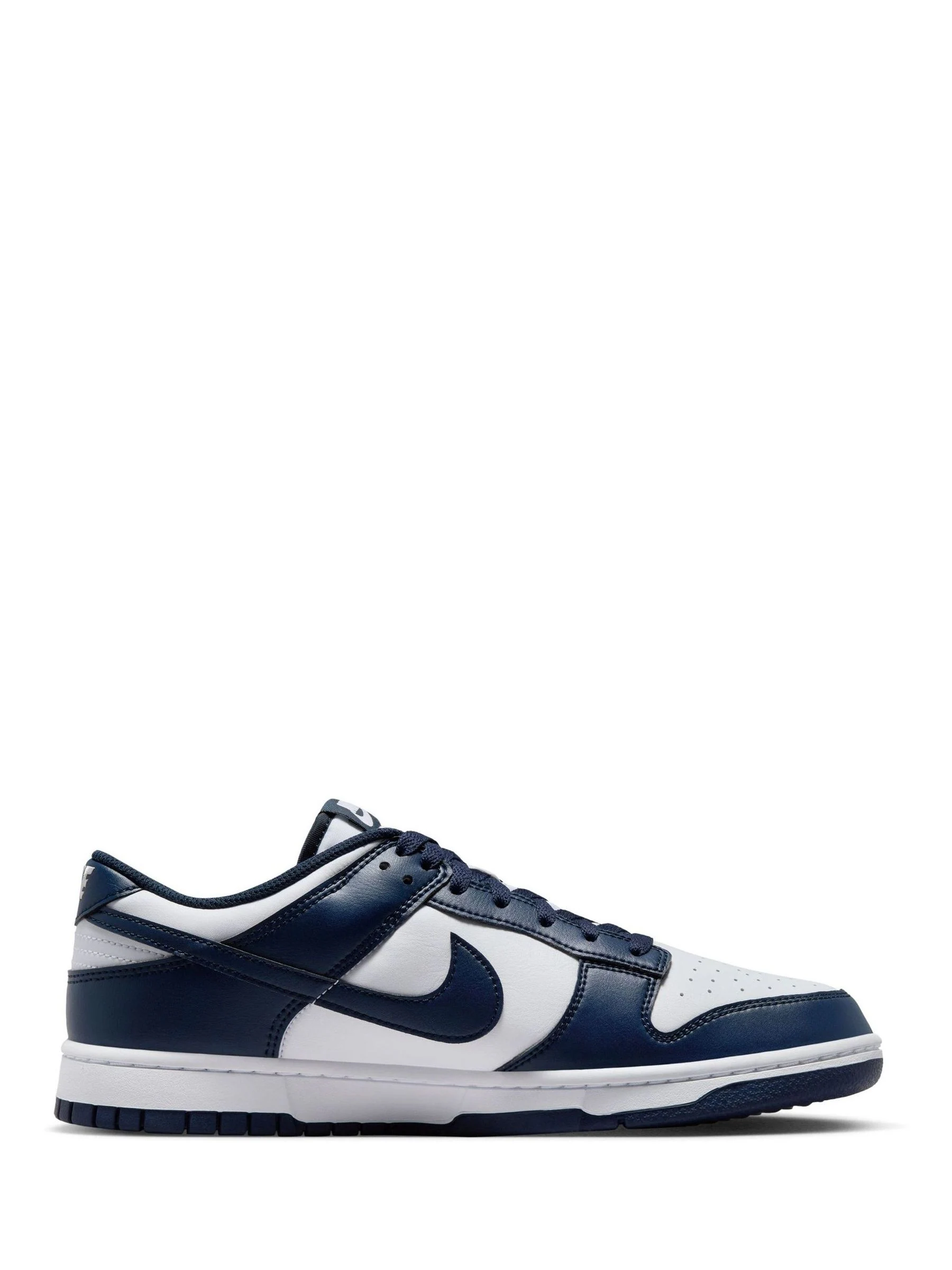 Marineblauw/wit - Nike Dunk Low sneakers
