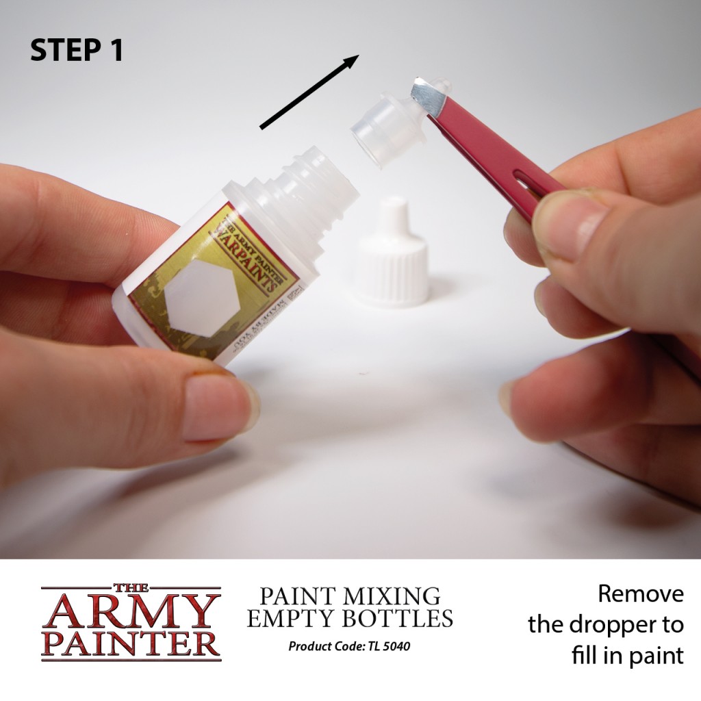 Army Painter - Flacons vides pour mélange de peinture