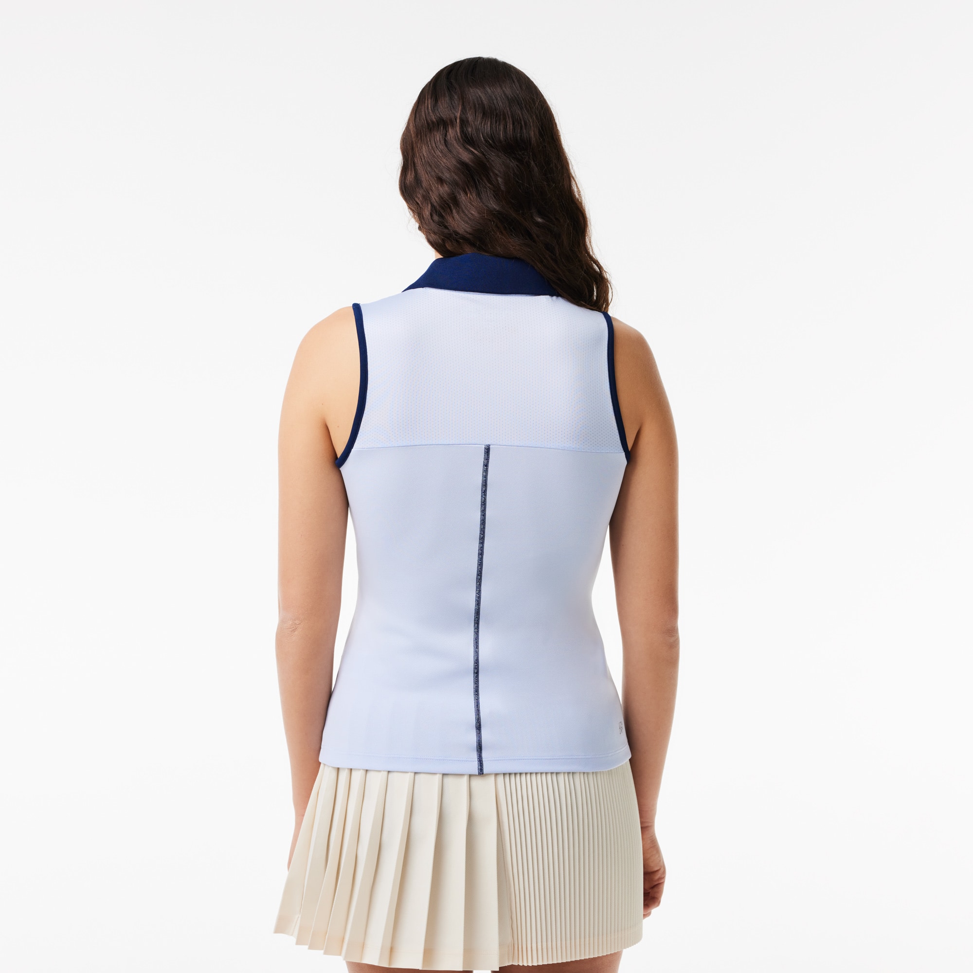Polo Tennis Ultra-Dry Manches Courtes - Bleu - Lacoste - Femme
