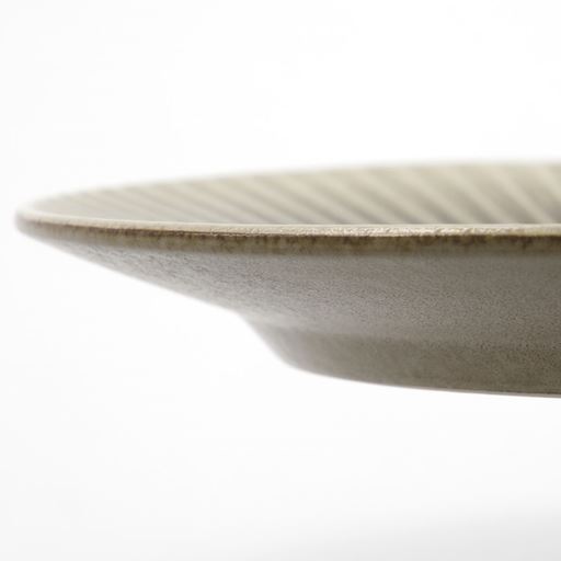 House Doctor Pleat Middagstallerken, Grey/Brown, Ø27 cm