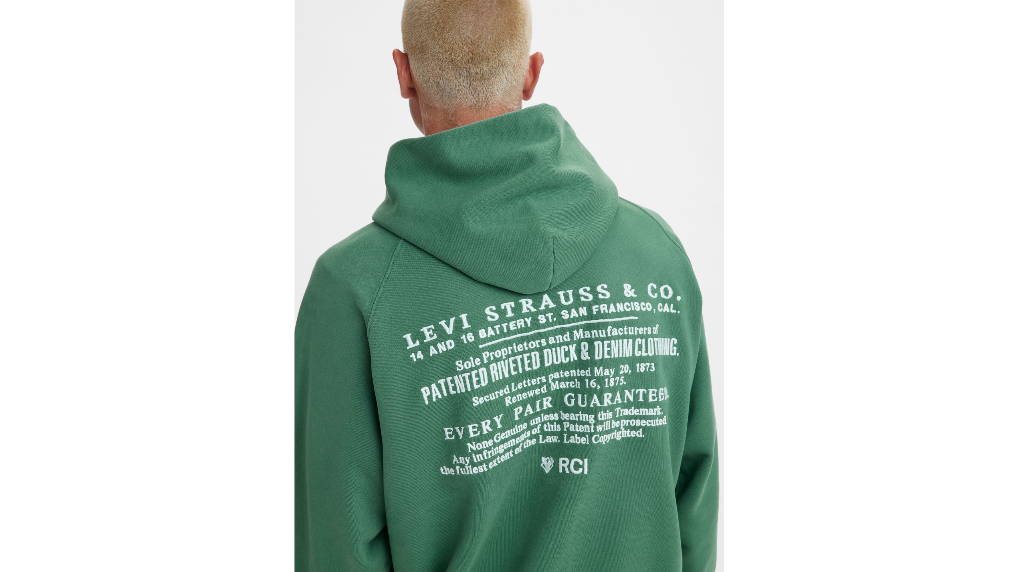 Sweat à capuche graphique Homme Levi's® x Reese Cooper® - Green - Vert