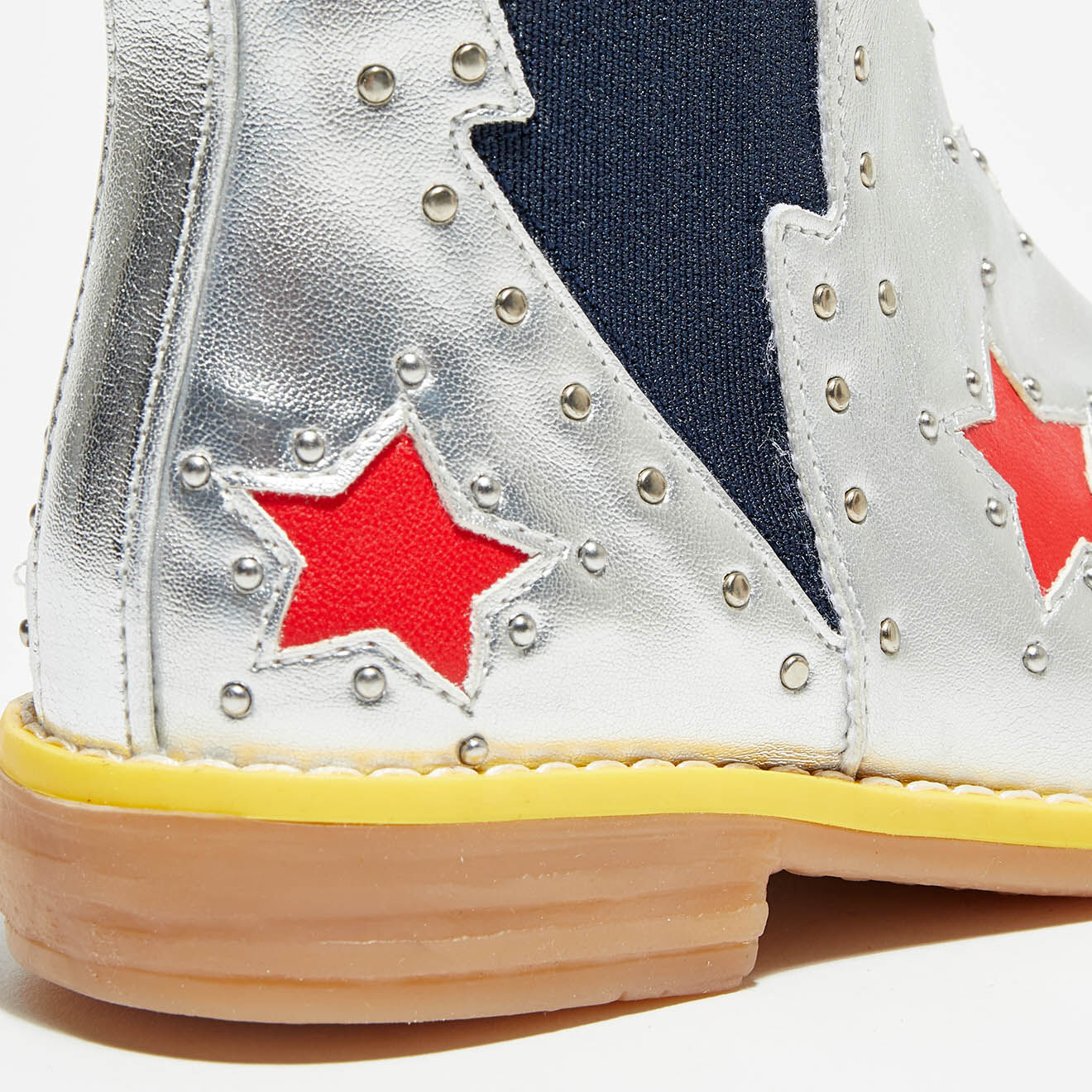 Stella McCartney Chelsea Boots Éclaire argentées