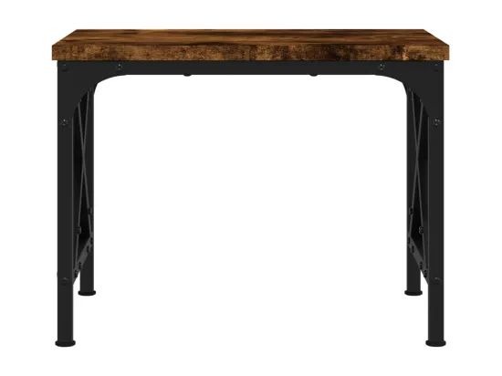 Support d'imprimante chêne fumé 40x30x31 cm bois d'ingénierie