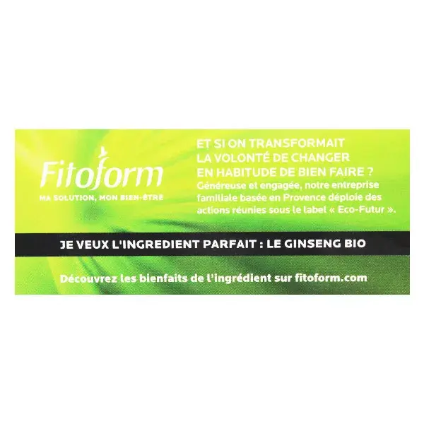 Fitoform Ginseng Orgânico 60 comprimidos