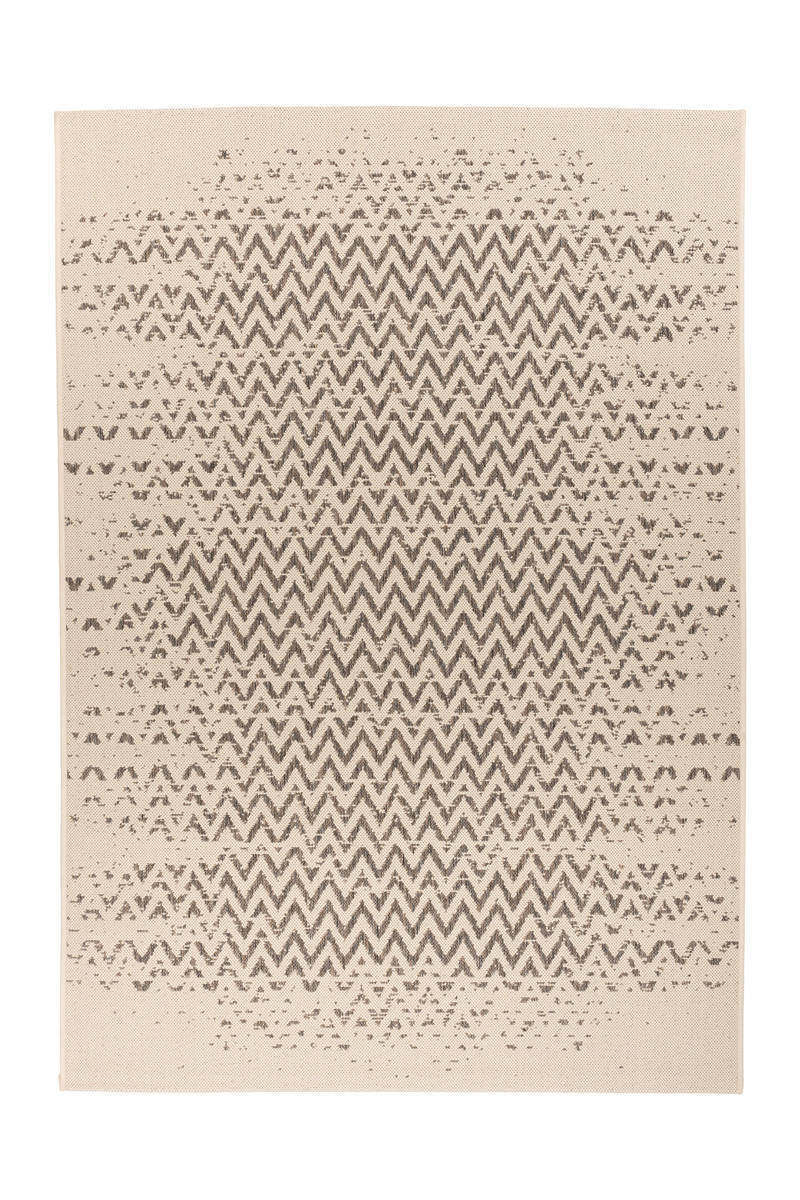 Outdoor-Kurzflorteppich SPLASH 600 - creme-braun - 80x150 cm