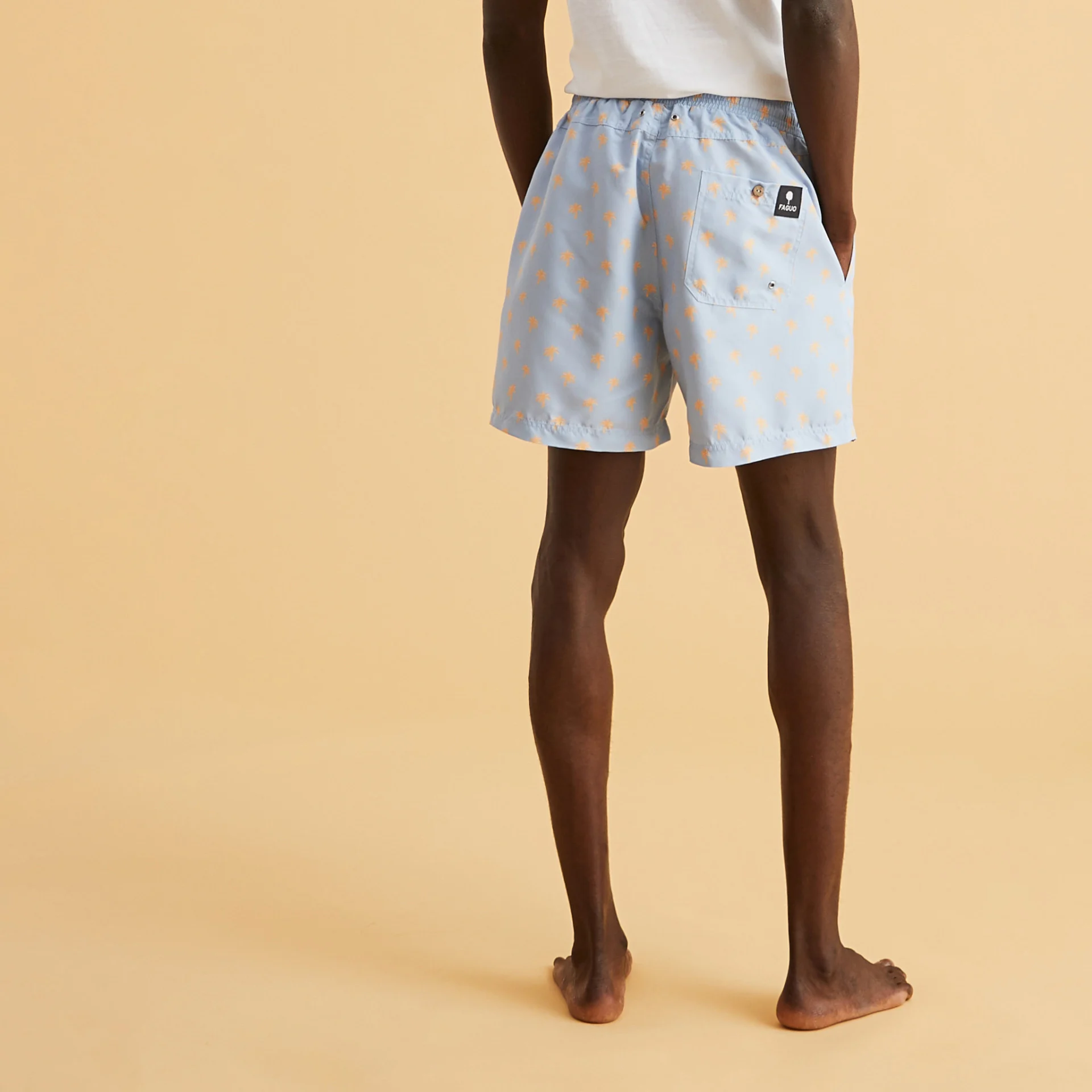 Maillot de bain bleu ciel Polyester recyclé - modèle Mimizan