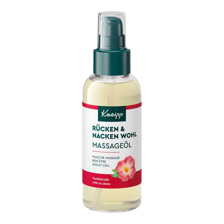 Kneipp Massageöl Rücken & Nacken Wohl, 100 ml