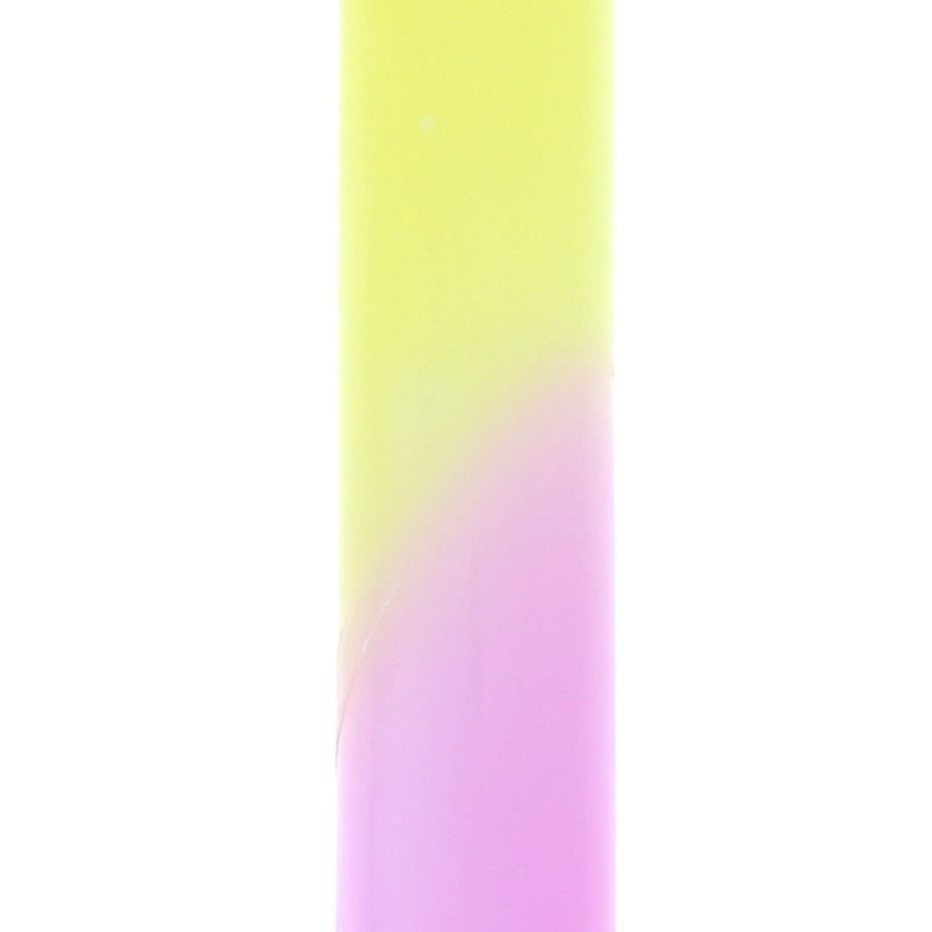 Bougie chandelier bicolore jaune et rose Atelier jasmin